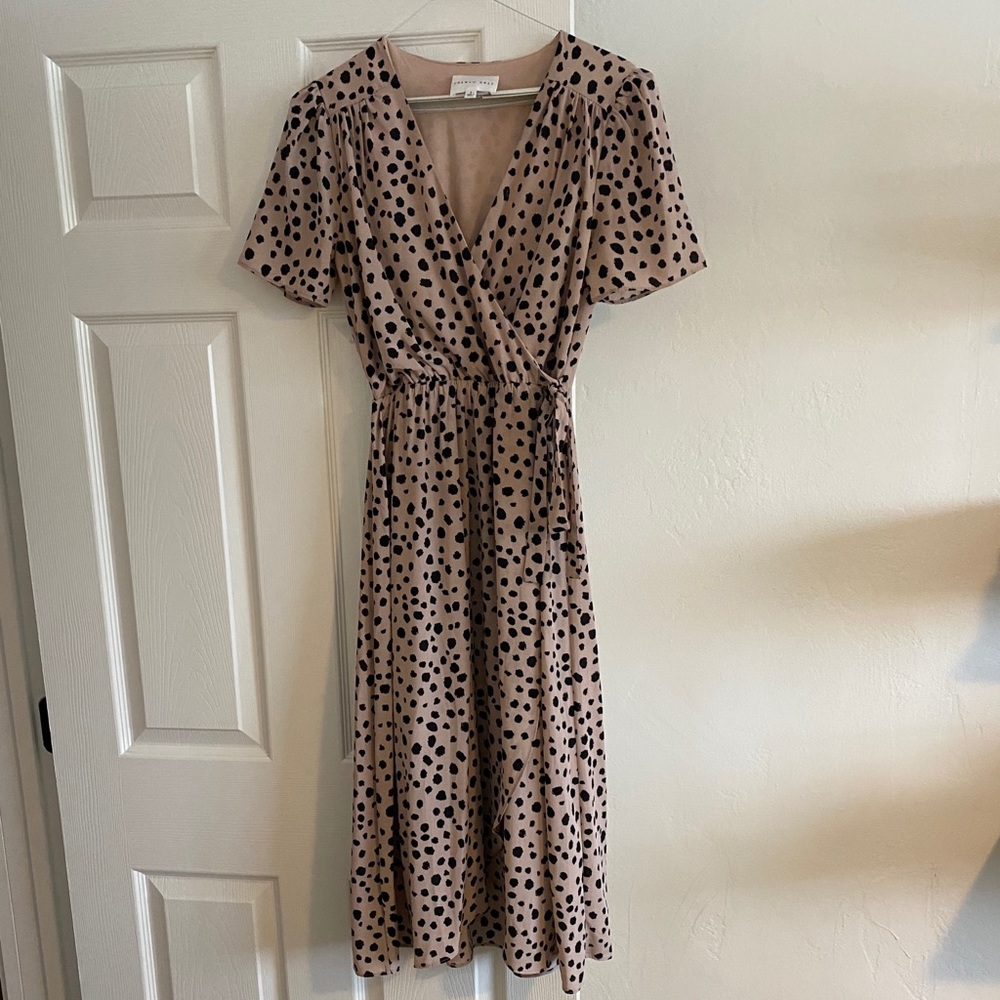 Stitchfix | French Grey Faux Wrap Dress NWOT